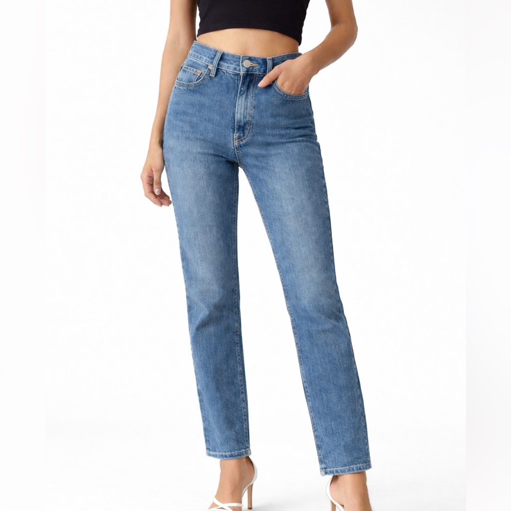 Brand New OAK + FORT High-Rise Straight Jeans – XS